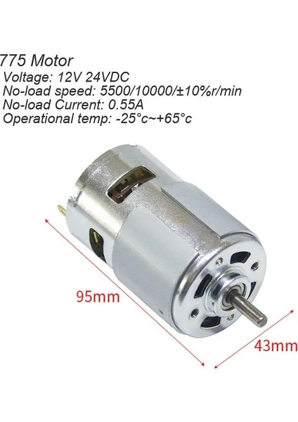 775 Motor B12 Chuck 775 Dc Motor Minyatür El Matkap Chuck Çubuk 12 V 12000 Rpm Torna Basın Freze Kesme Delme Makinesi Için Montaj Braketi (Yurt Dışından) modelleri