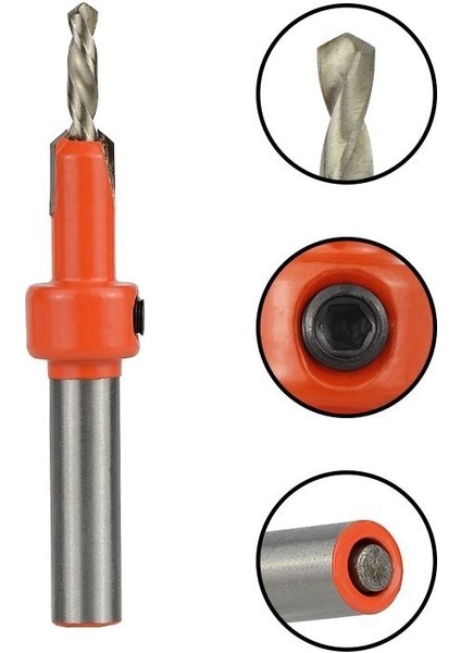 2.8X8MM Xcan Matkap Ucu 8mm Shank Havşa Yönlendirici Bit Ahşap Yönlendirici Ucu Ahşap Freze Kesicisi Hss Ağaç Işleme Delik Delme Araçları (Yurt Dışından) fırsatları