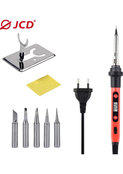 Gümüş 110V Abd Tak, Kaynak Ipuçları ile Jcd Elektrikli Havya Ayarlanabilir Sıcaklık 80W 110V 220V LCD Havya Tamir Demir Istasyonu Kaynak Aracı Aksesuarları (Yurt Dışından) fiyatları