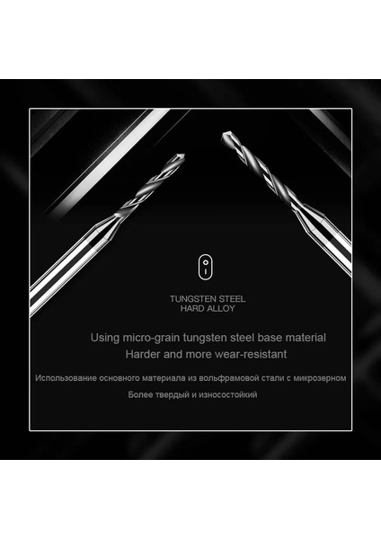 D2.9X12LXD3 Karbür Alaşımlı Matkap Tungsten Çelik Sert Paslanmaz Büküm Ucu D3 Saplı Mikro Çaplı Katı Monolitik Metal Matkap Cnc Makinesi Için (Yurt Dışından)