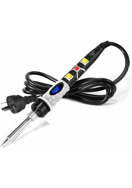 Siyah Abd 80W Ayarlanabilir Sıcaklık Elektrikli Havya 220V/110V Kaynak Lehim Rework Istasyonu Isı Kalem Ipuçları Onarım Aracı (Yurt Dışından)