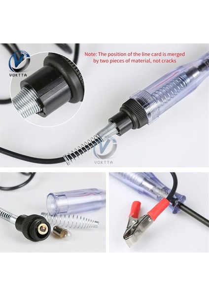Siyah Ekranlı Elektrikli Test Kalemi 6-24 V Dc Oto Kamyon Gerilim Devre Test Cihazı Otomatik Test Uzun Prob Kalem Ampul Oto Araba Testi Polarite Kalem Aracı (Yurt Dışından) modelleri