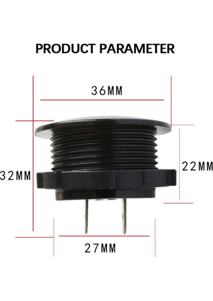 Kırmızı Ekran Dc 12 V-24 V LED Mini Yuvarlak Dijital Voltmetre Dokunmatik Açık Kapalı Anahtarı Ölçer Test Cihazı Araba/motosiklet/motorlu Tekne/kamyon Tamir Için (Yurt Dışından) indirimleri