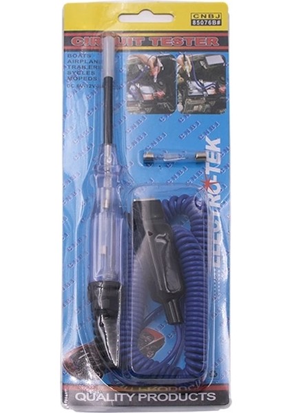 Mavi 6/12/24 V Elektrik Devresi Gerilim Test Cihazı Elektrik Devre Test Cihazı Araba LED Işık Test Probu Kalem ile Metal Prob Dayanıklı (Yurt Dışından) fiyatları