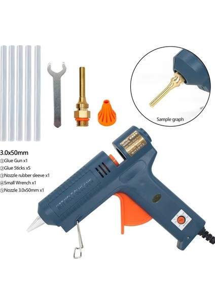3.0X50MM 150W, Abd 150W 110-220V Sıcak Tutkal Tabancası Ayarlanabilir Sıcaklık Sıcak Tutkal Tabancası Için 11MM Tutkal Çubukları Ev Dıy Tamir El Aleti Tutkal Tabancası (Yurt Dışından)