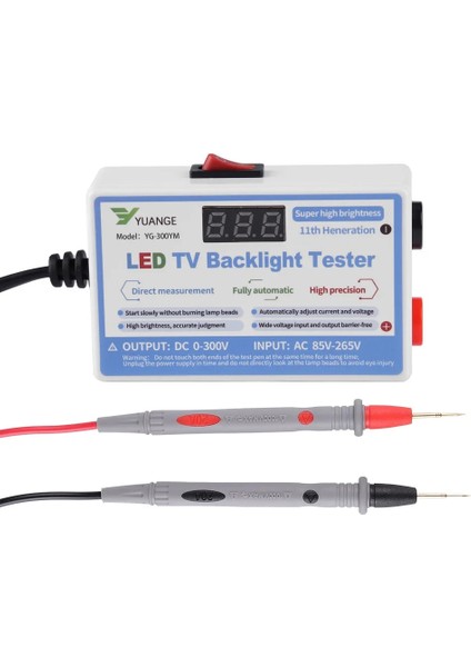 Yedinci Nesil Ab Tak LED Test Cihazı 0-300V Çıkış LED Tv Arkaplan Işığı Test Cihazı Çok Amaçlı LED Şeritler Boncuk Test Aracı Ölçüm Aletleri (Yurt Dışından)