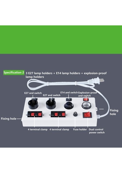 B Abd Plug Hızlı Elektrik Güç Gerilimi Güç Ampul Test Cihazı E27 B22 E14 Patlamaya Dayanıklı Lamba LED Lamba Ampul Test Cihazı Işık Gerilimi (Yurt Dışından)