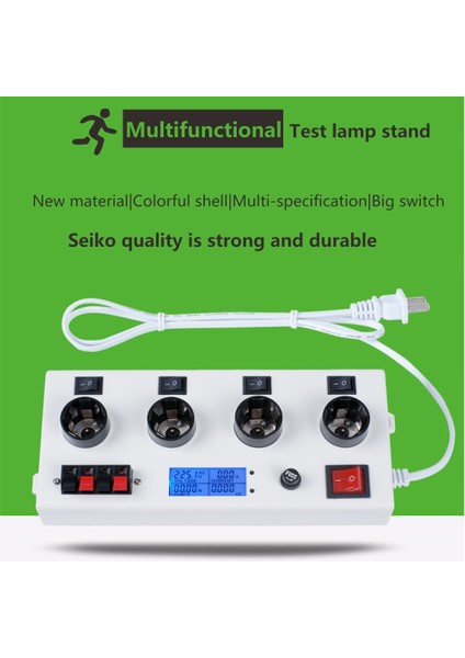 B Abd Plug Hızlı Elektrik Güç Gerilimi Güç Ampul Test Cihazı E27 B22 E14 Patlamaya Dayanıklı Lamba LED Lamba Ampul Test Cihazı Işık Gerilimi (Yurt Dışından) indirimleri