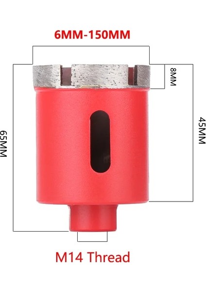 18MM M14 Mermer Delik Açıcı Sinterleme Karot Ucu Elmas Delik Testere Matkap Ucu Granit Tuğla Kiremit Seramik Beton Taş Delme Aracı (Yurt Dışından) fiyatları