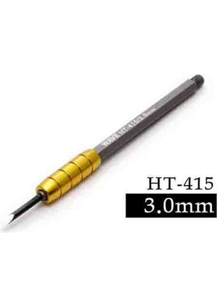 HT-415-3.0MM Wave HT-411~HT-416 Hg Hassas Oyma Bıçağı (Düz Bıçak) 1.0mm/1.6mm/2.0mm/3.0mm/3.5mm (Yurt Dışından)