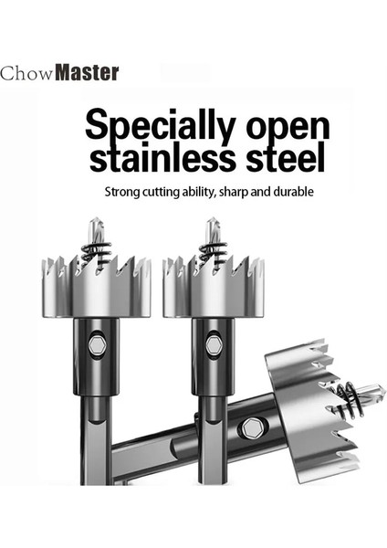 12MM 5 Adet Hss Matkap Ucu Seti 15-50MM Delik Testere Delik Testere Kesici Delme Seti El Aleti Paslanmaz Çelik Ahşap Metal Alaşımlı Kesme Ucu Matkap (Yurt Dışından)