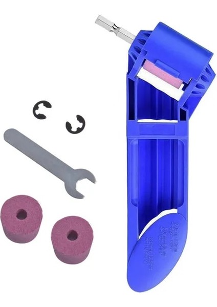 3 Taşlı Mavi 2.0-12.5mm Taşınabilir Matkap Ucu Bileyici 1 Takım Korindon Taşlama Bit Aracı Büküm Matkap Ucu Bileme Makinesi (Yurt Dışından)