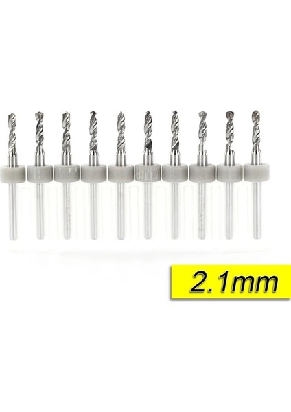 10 Adet 2.1mm Xcan 10 Adet 2.1mm Ila 3.0mm Pcb Matkap Ucu Seti Sondaj Baskı Devre Karbür Cnc Makinesi Mini Matkap Uçları (Yurt Dışından)