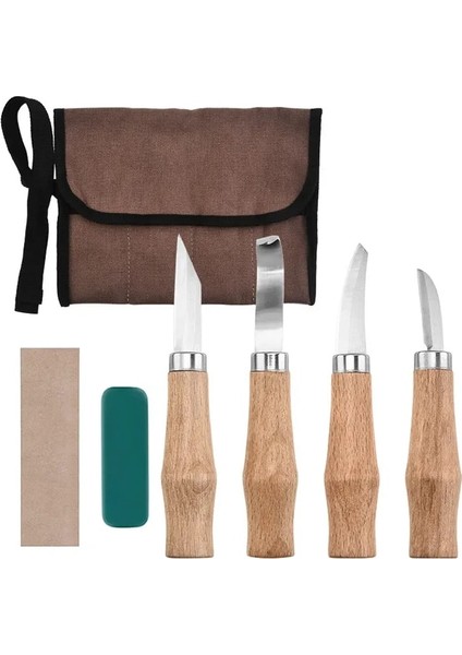 7pcs Set Profesyonel Ahşap Oyma Keski Bıçağı 1/7pcs El Carvingtool Seti Temel Detaylı Oyma Woodworkers Gouges Çok Dıy Bıçaklar (Yurt Dışından)