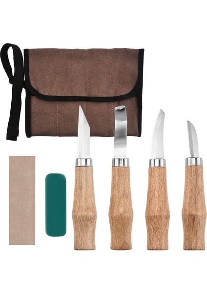 7pcs Set Profesyonel Ahşap Oyma Keski Bıçağı 1/7pcs El Carvingtool Seti Temel Detaylı Oyma Woodworkers Gouges Çok Dıy Bıçaklar (Yurt Dışından)