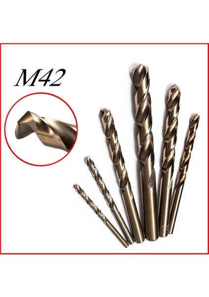 M42 Co 3.4mm Yeni 1 Adet Yüksek Kaliteli M42 Büküm Matkap Ucu 0.5-13MM Sertleştirilmiş Çelik, Dökme Demir, Paslanmaz Çelik Vb. Delme Için Kullanılır. (Yurt Dışından)