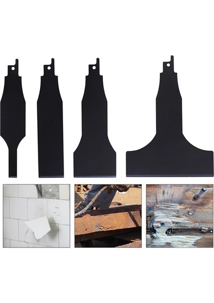 4 Adet 4 Adet/takım Pistonlu Testere Bıçağı Saber Kürek Elektrikli Temizlik Küreği Temizleme Kiremit Zemin Çamur Duvar Temizleme Kazıyıcı Araçları (Yurt Dışından) fiyatları