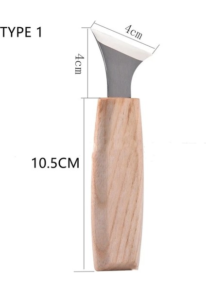 1 Adet Tip 1 Takım Ahşap Oyma Bıçağı 1 Adet Keski Ağaç Işleme Kesici El Aracı Dıy Soyma Ahşap Oyma Kaşık Oyma Kesici Paslanmaz Çelik (Yurt Dışından)