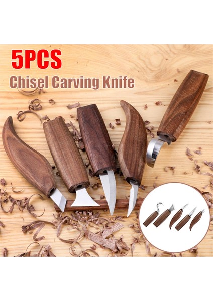 E 5 Adet Keski Oyma Bıçağı Gravür Dıy El Ahşap Oyma Araçları Ahşap Oyma Kesici Bıçaklar Soyma Ağaç Işleme Kaşık El Işçi (Yurt Dışından) fırsatları
