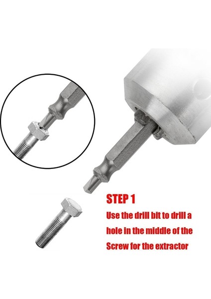 5 Adet Altın Kutusu ile 4/5/6 Pcs Hasarlı Vida Çıkarıcı Matkap Ucu Seti Soyulmuş Kırık Vida Cıvata Sökücü Çıkarıcı Kolayca Yıkım Araçlarını Çıkarın (Yurt Dışından)