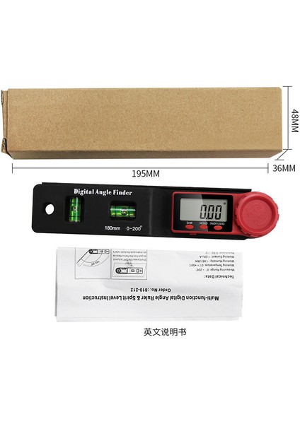 Kabarcık Mavi 2 Tip Dijital Kumpas Seviye ve Açı Cetvel Yükseklik Cetvel Derinlik Cetvel Çok Fonksiyonlu Ölçme Aracı Ağaç Işleme Aleti (Yurt Dışından) fırsatları