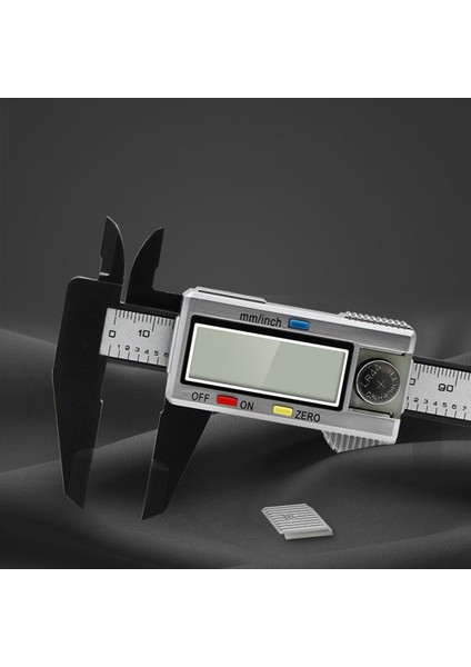Siyah ve Beyaz 0-150MM Kumpaslar LCD Elektronik Dijital Sürmeli Kumpaslar Kart Cetvel Mikrometre Ölçme Aracı Derinlik Pitch Ölçüm Aletleri (Yurt Dışından)