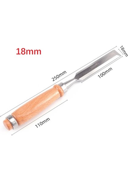 24MM Ağaç Işleme Keski 25 Derece Eğim Karbon Çelik Düz Kürek Kürek Ahşap Ağaç Işleme Marangozluk Keski Pratik (Yurt Dışından)