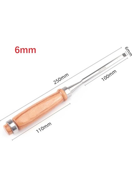 24MM Ağaç Işleme Keski 25 Derece Eğim Karbon Çelik Düz Kürek Kürek Ahşap Ağaç Işleme Marangozluk Keski Pratik (Yurt Dışından)
