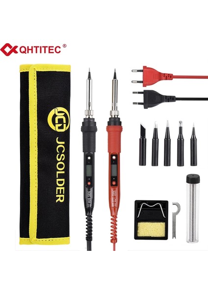 Gümüş 80W 110V, Ab 908S Elektrikli Havya 80W LCD Dijital Ekran Ayarlanabilir Sıcaklık 220V/110V Havya Ipuçları Kaynak Onarım Araçları (Yurt Dışından)