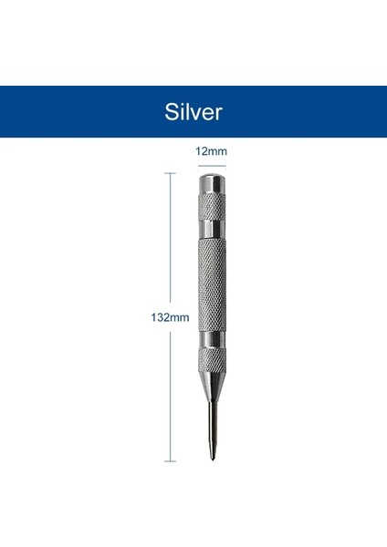 Gümüş Otomatik Merkezi Punch Yaylı Bulucu Ağaç Işleme Metal Matkap Ayarlanabilir Kerner Merkezi Pin Basın Dent Marker El Aletleri (Yurt Dışından)