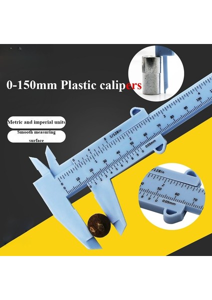 Siyah 0-150MM Abs Plastik Sürmeli Kumpas Ölçme Iç ve Dış Çap Aracı Ölçme Kalibre Takı Ölçme Cetveli Trammel (Yurt Dışından) fiyatları