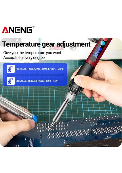 SL103 Ab Aneng SL103 60W Dijital Elektrikli Havya Abd/ab Tak Sıcaklığı Ayarlanabilir 240V Kaynak Aracı Taşınabilir Elektrokoter (Yurt Dışından) fırsatları