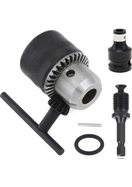 1/2 Inç Matkap Chuck Adaptörü Chuck Matkap, 1/4 Inç Değişim Şaftı ve Darbeli Tabancalar Için 1/2-Inç Adaptör Matkap Ucu Adaptörü (Yurt Dışından)