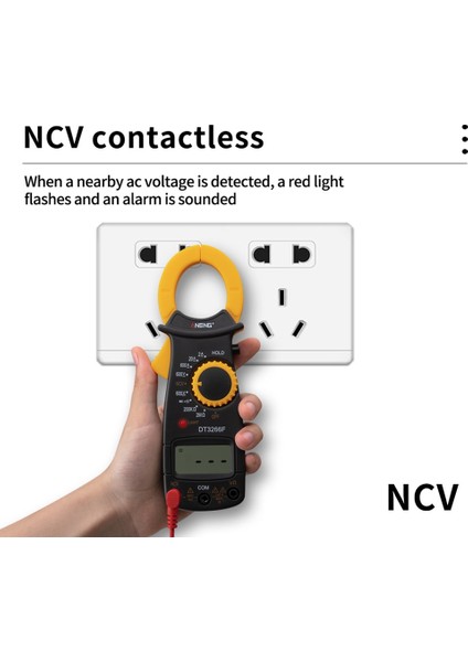 Aneng DT-3266F Dijital Amper Pens Metre Multimetre Ncv Akım Kelepçesi Kerpeten (Yurt Dışından) fırsatları