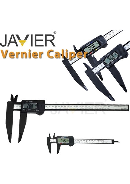 150MM Uzun Çene 300MM 200 Elektronik Dijital Kumpas LCD Plastik Sürmeli Kumpas Uzun Çene Mikrometre Iç Dış Çap Ölçer Ölçme Aletleri (Yurt Dışından) fiyatları