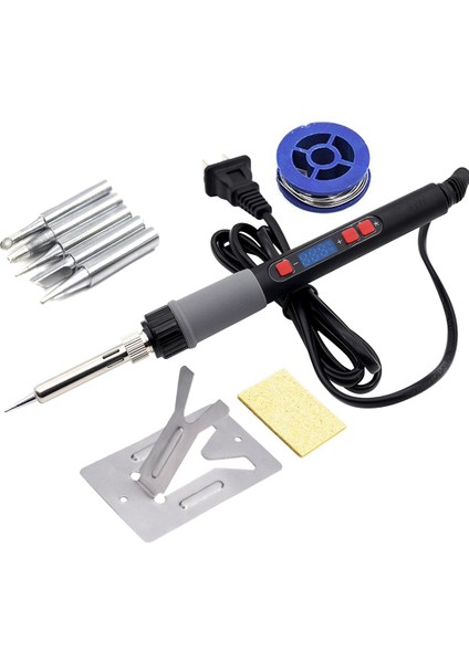 Kırmızı 110V Abd 1 Takım 5 In 1 Mavi 60W Ayarlanabilir Sıcaklık Elektrikli Havya Dıy Düzeltme Aracı Kiti (Yurt Dışından) fiyatları