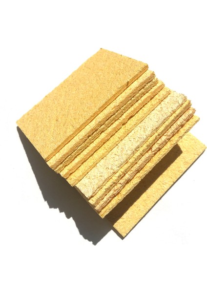 100 Adet Sünger Temizleyici Sünger Temiz Aracı Yüksek Sıcaklık Kalıcı Yoğunlaşma Elektrikli Lehim Kaynak Havya Ipuçları Temizleme Süngeri Sarı (Yurt Dışından) fırsatları