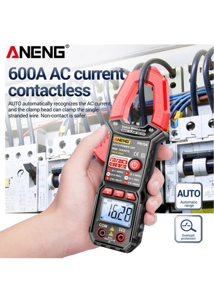 Bir Çift 10A Aneng PN104 Multimetre Dijital Pens Metre Pense Ampermetre Voltmetre 6000 Sayımları Dc/ac Akım Gerilim Test Cihazı Elektronik Aracı (Yurt Dışından) indirimleri