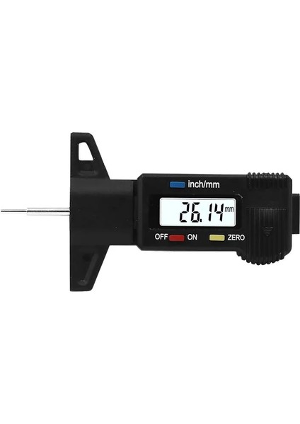 Siyah Dijital Diş Fren Balatası Ayakkabı Araba Lastik Ölçer Derinlik Test Cihazı Hassas Ölçüm Kumpas Aracı (Yurt Dışından) modelleri