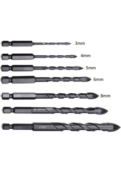5mm Hex Fayans Matkap Uçları Porselen Seramik Karo Için Delik Açıcı 3/4/5/6/8/10/12MM (Yurt Dışından) indirimleri