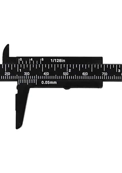 Sıyah Acemi Taşınabilir Çift Ölçekli 80 mm Plastik Kaş Ölçme Sürmeli Kumpas Kaliper Cetvel Kalıcı Makyaj Ölçme Aracı (Yurt Dışından) indirimleri