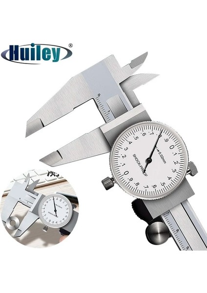 0-150MM Kadranlı Kumpaslar Yüksek Hassasiyetli Metal Sürmeli Kumpaslar Darbeye Dayanıklı Yükseklik Derinlik Iç Dış Çap Test Cihazı 0-200 mm Ölçme Aletleri (Yurt Dışından) fiyatları