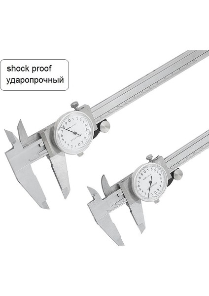 0-150MM Kadranlı Kumpaslar Yüksek Hassasiyetli Metal Sürmeli Kumpaslar Darbeye Dayanıklı Yükseklik Derinlik Iç Dış Çap Test Cihazı 0-200 mm Ölçme Aletleri (Yurt Dışından) indirimleri