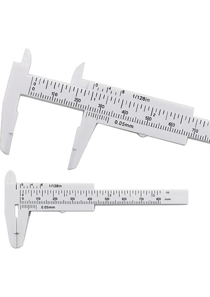 Mavi 80MM Mini Plastik Sürgülü Sürmeli Kumpas Ölçer Ölçü Aracı Cetvel Mikrometre Doğru Ölçüm Aracı Standart Sürmeli Kumpas (Yurt Dışından) fırsatları