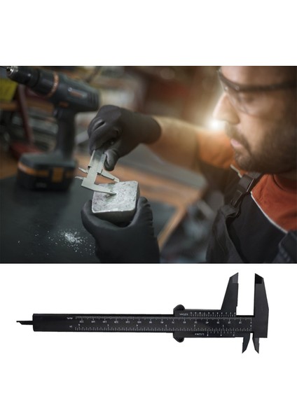 Type2 Dıy Aracı Ağaç Işleme Metal Işleme Sıhhi Tesisat Modeli Yapımı 150MM 0.5 Sürmeli Kumpas Açıklık Derinlik Çapı Ölçü Aracı (Yurt Dışından) fiyatları