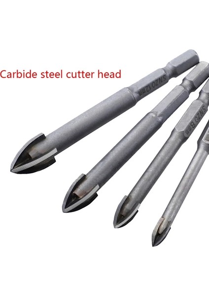 12MM 4/6/8/10/12MM Üçgen Matkap Kiremit Matkap Ucu Verimli Evrensel Sondaj Çok Dropshipping (Yurt Dışından) indirimleri