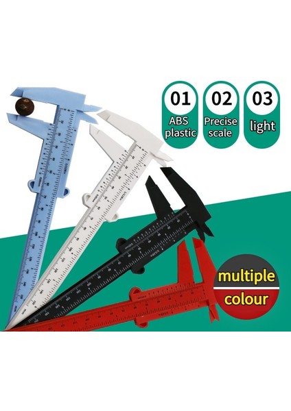 0-150MM-BEYAZ Dijital Kumpas Dıy Ölçü Aracı Ağaç Işleme Metal Işleme Sıhhi Tesisat Modeli Yapımı 150MM Sürmeli Kumpas Diyafram Derinlik Çapı (Yurt Dışından) fırsatları