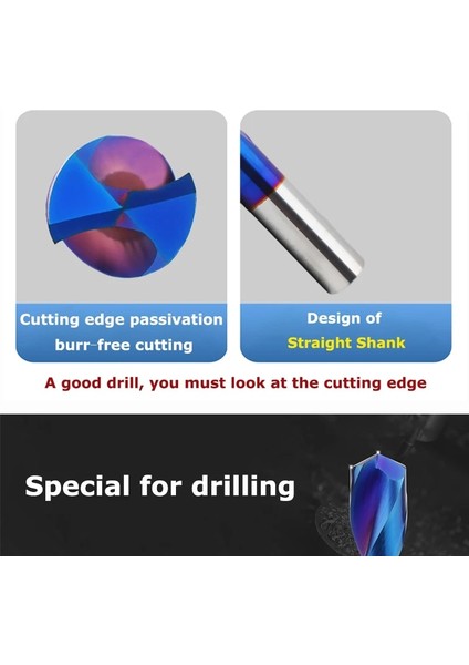 HRC65 8.2mm Yzh Karbür Büküm Matkap 1.0-10.9mmdiameter HRC65 Tungsten Genel Saplama ve Cnc Delme Metal Çelik Delik Için Düz Kol (Yurt Dışından) indirimleri