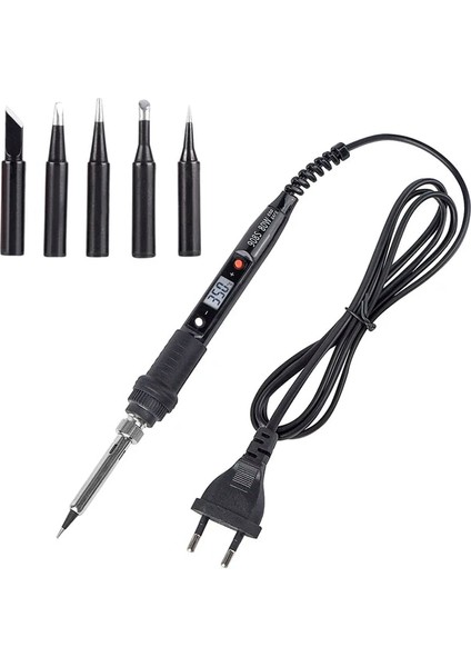 Gri 80W 220V, Abd Jcd 80W Dijital Elektrikli Havya Kiti Sıcaklığı Ayarlanabilir 220V 110V Kaynak Araçları Seramik Isıtıcı Lehimleme Ipuçları Rework (Yurt Dışından)