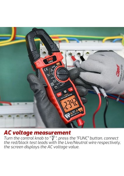 TA8315C (Ac 600A) Tası TA811 Serisi Dijital Pens Metre Ac Dc Multimetre Sıcaklık Yüksek Hassasiyetli Kapasite True Rms Ncv Ohm Hz Test Cihazı (Yurt Dışından) modelleri